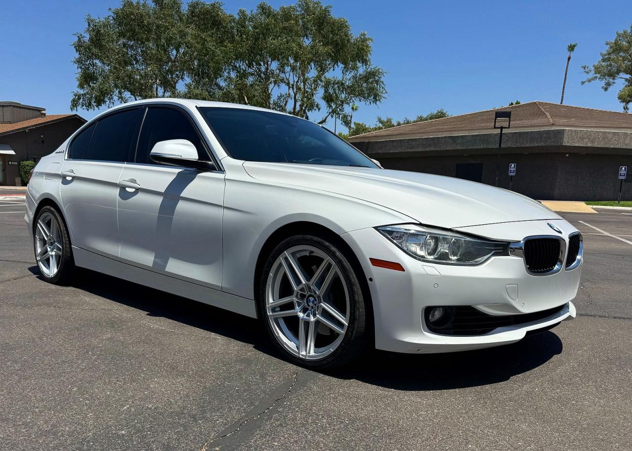 2013 Bmw Activehybrid 3 White vin: WBA3F9C57DF484398