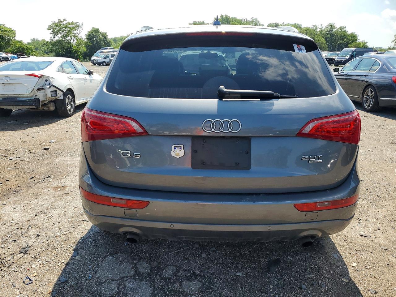 2012 Audi Q5 Premium Plus Gray vin: WA1LFAFP4CA112234