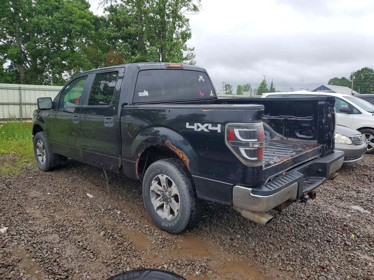 2013 Ford F150 Supercrew Black vin: 1FTFW1EF1DFA31773