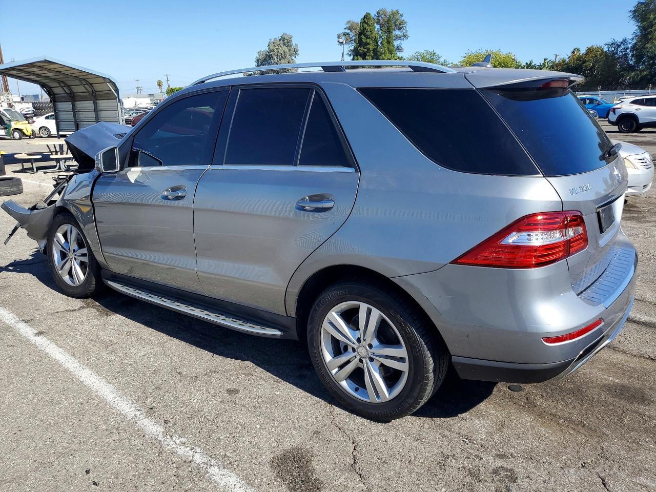 2015 Mercedes-benz Ml 350 4matic Gray vin: 4JGDA5HB8FA571834