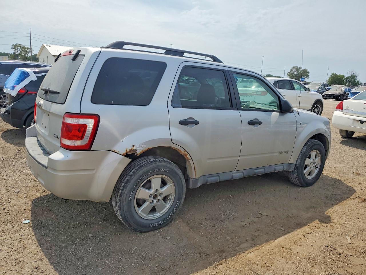 2008 Ford Escape Xlt Silver vin: 1FMCU93138KB29064