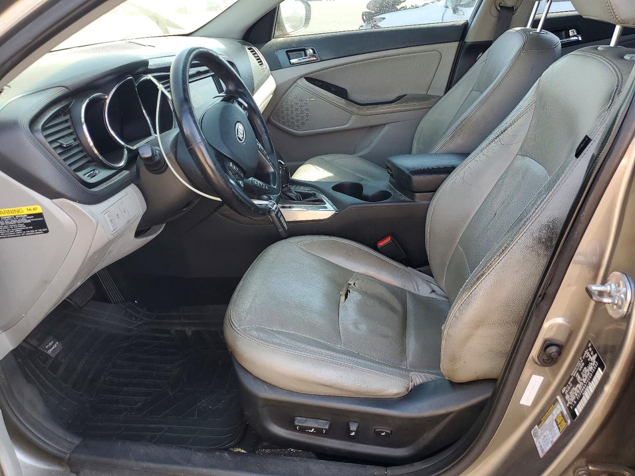 2012 Kia Optima Ex Gray vin: 5XXGN4A72CG075532