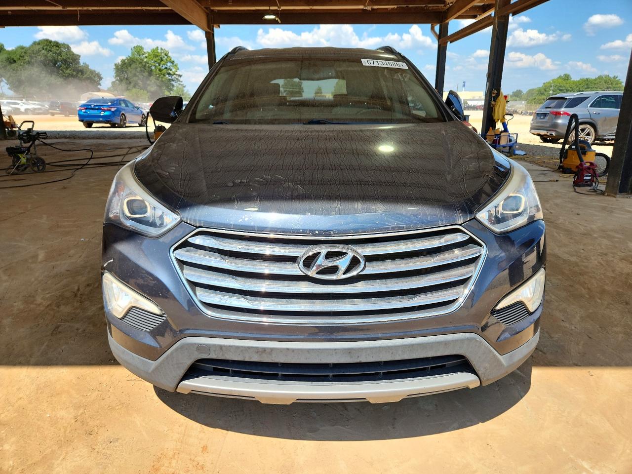 2014 Hyundai Santa Fe Gls Black vin: KM8SM4HF0EU035162