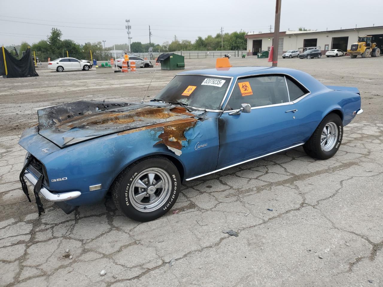 1968 Chev Camaro Blue vin: 123378L3396961111