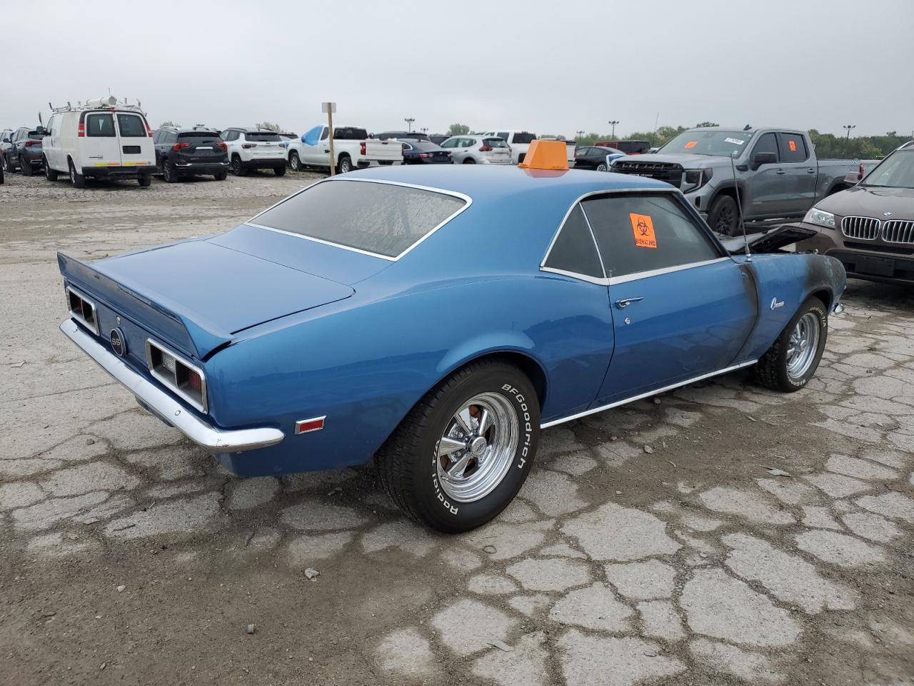 1968 Chev Camaro Blue vin: 123378L3396961111