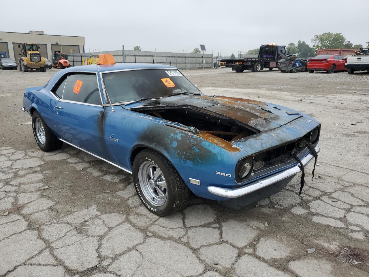 1968 Chev Camaro Blue vin: 123378L3396961111
