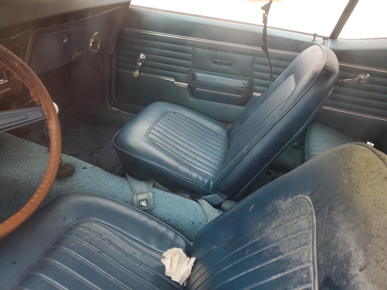 1968 Chev Camaro Blue vin: 123378L3396961111