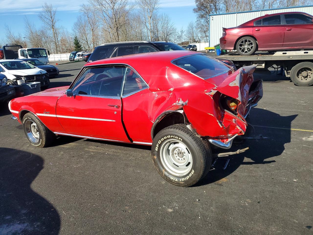 1968 Chev Camaro Red vin: 123378L340344