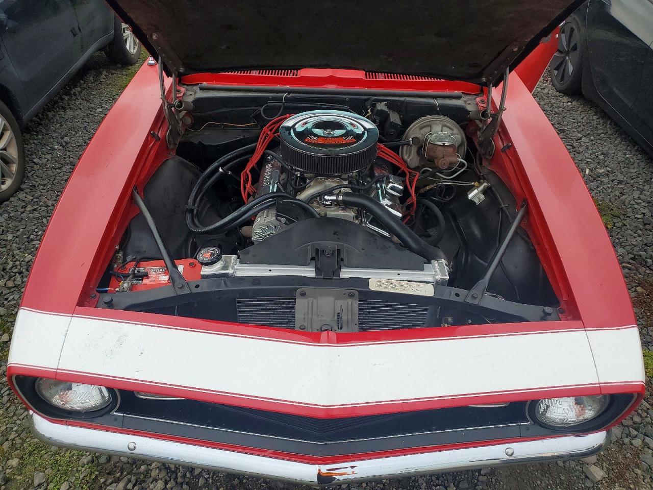 1968 Chev Camaro Red vin: 123378L340344