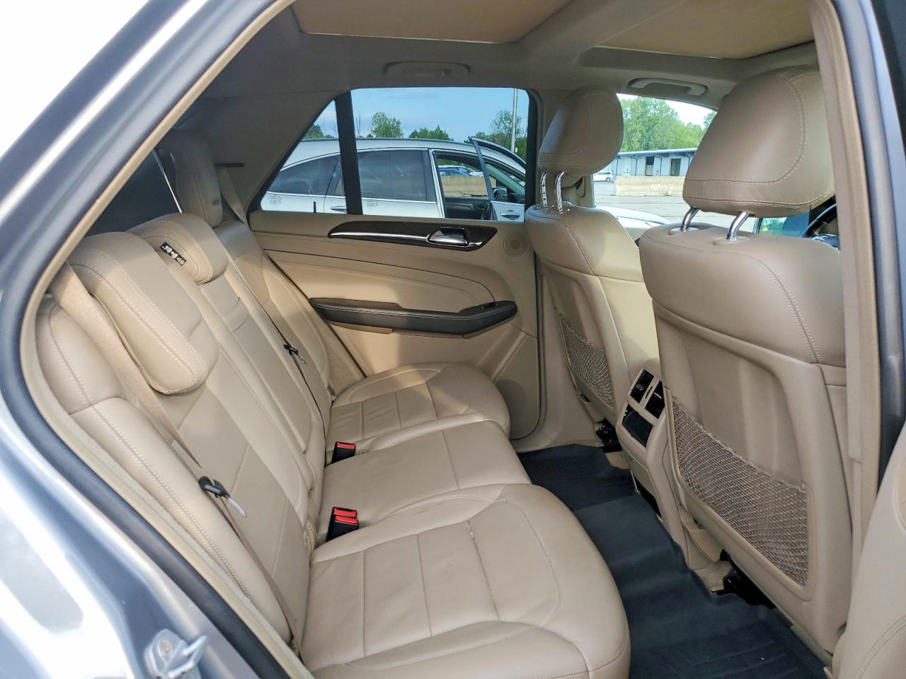 2015 Mercedes-benz Ml 400 4matic Silver vin: 4JGDA5GB8FA513630