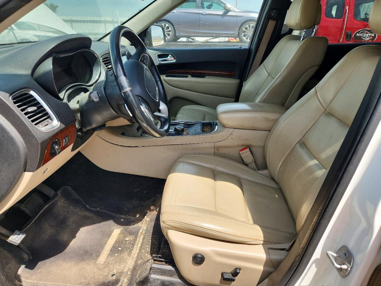 2014 Dodge Durango Limited White vin: 1C4RDHDG0EC520402