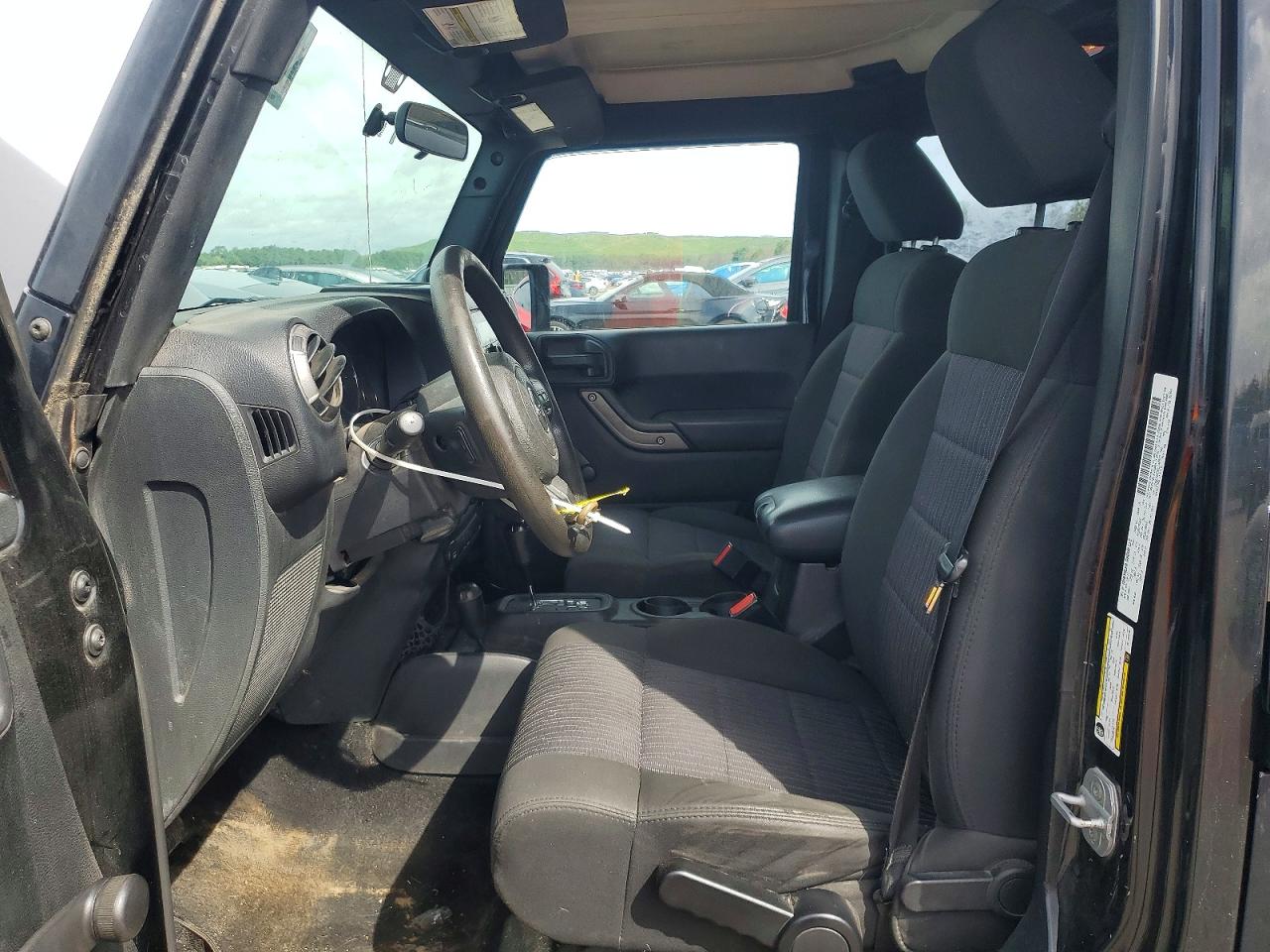 2012 Jeep Wrangler Unlimited Sport Black vin: 1C4BJWDG9CL142513