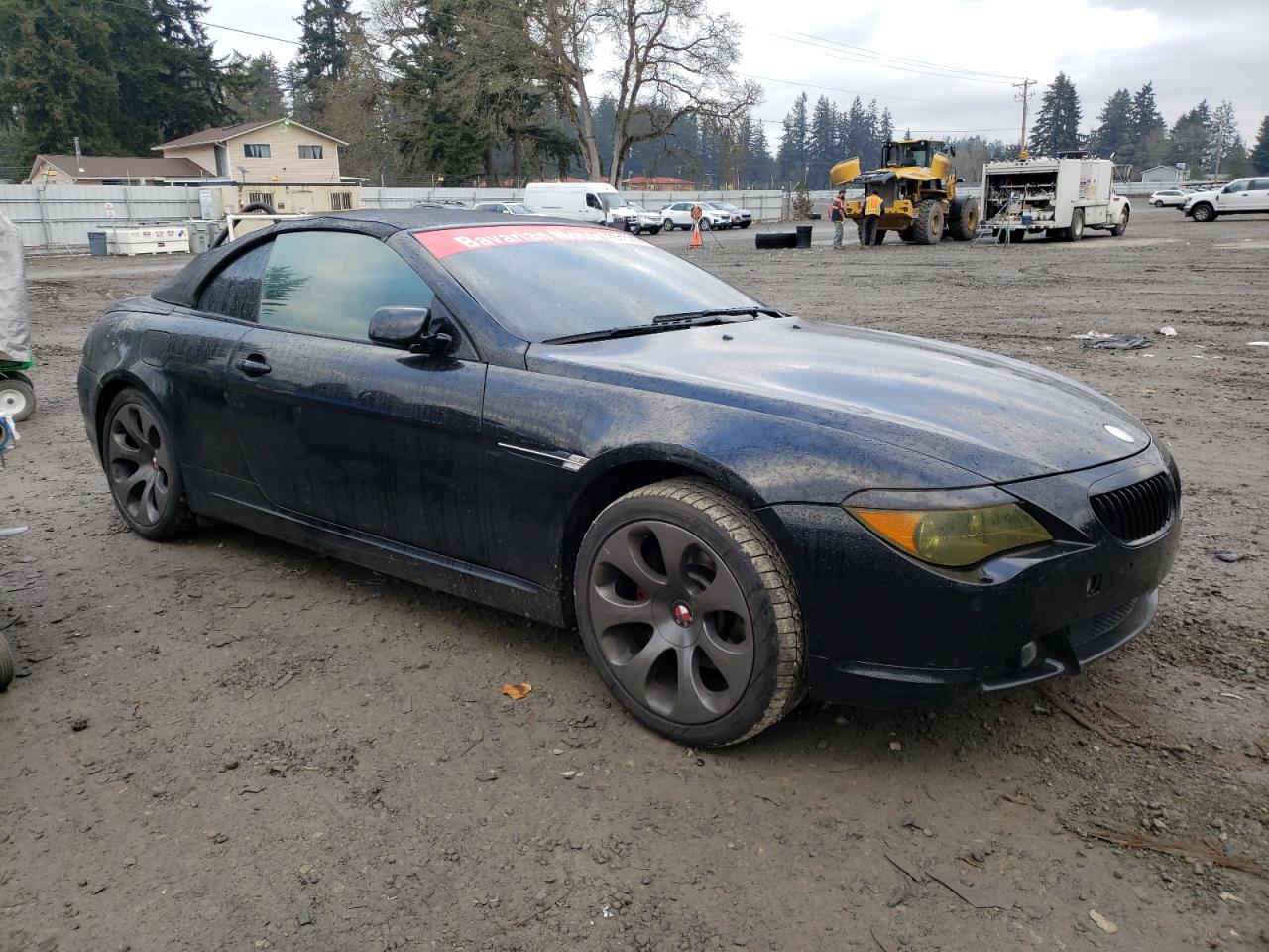 2006 Bmw 650 I Black vin: WBAEK13436CN75430