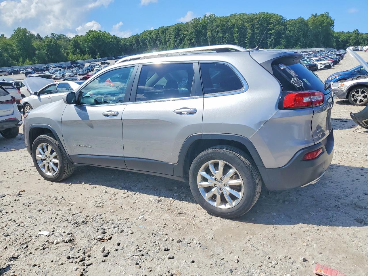 2014 Jeep Cherokee Limited Silver vin: 1C4PJMDS0EW309048