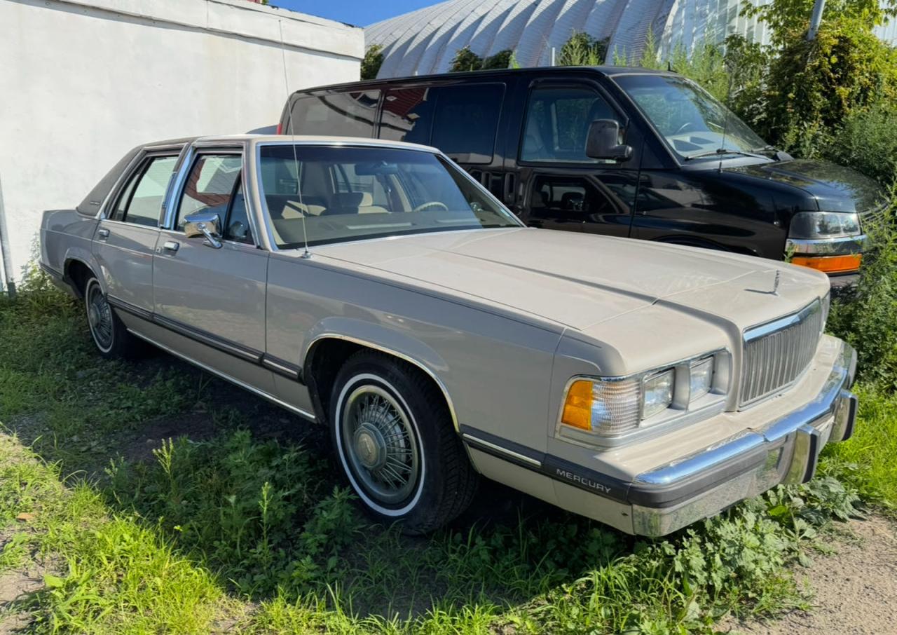 1988 Mercury Grand Marquis Gs Желто-коричневый vin: 2MEBM74F0JX644796