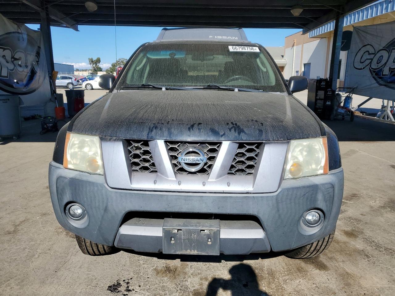 2007 Nissan Xterra X Black vin: 5N1AN08W67C524613