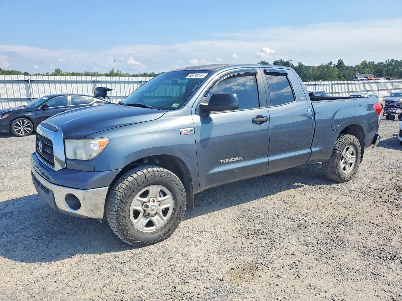 2007 Toyota Tundra Sr5 Blue vin: 5TBBV54197S451454