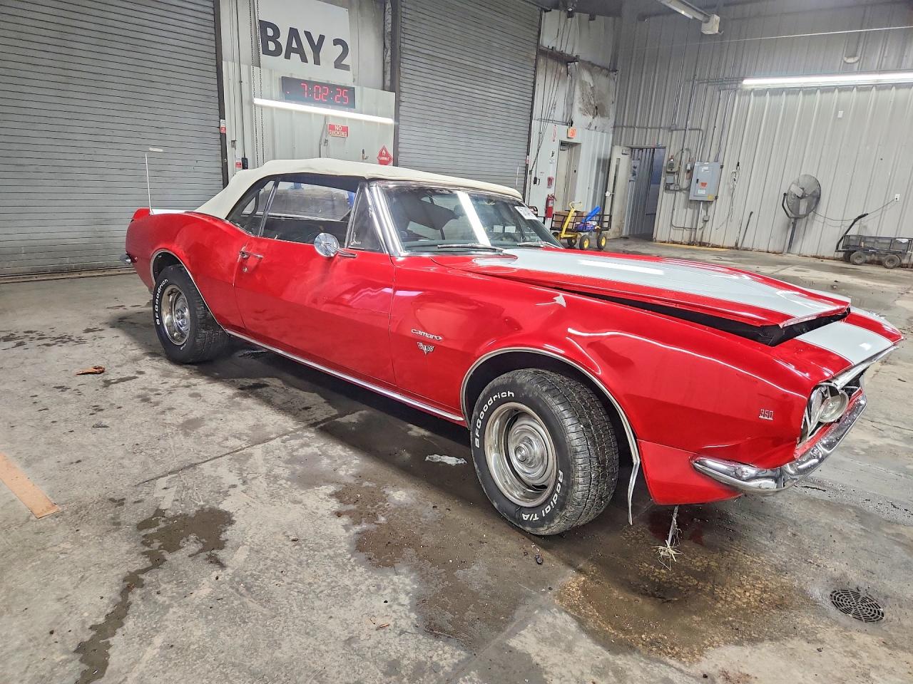 1967 Chevrolet Camaro Red vin: 123677N150833