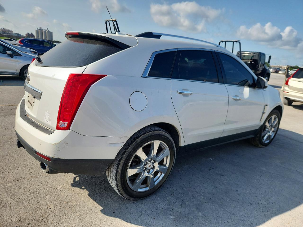 2010 Cadillac Srx Premium Collection White vin: 3GYFNCEY9AS608020