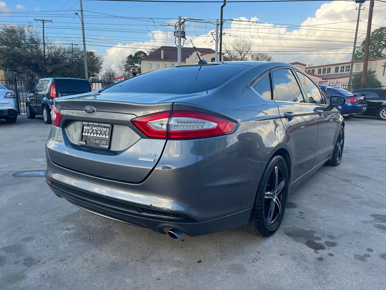 2013 Ford Fusion Se Gray vin: 3FA6P0HR0DR200848