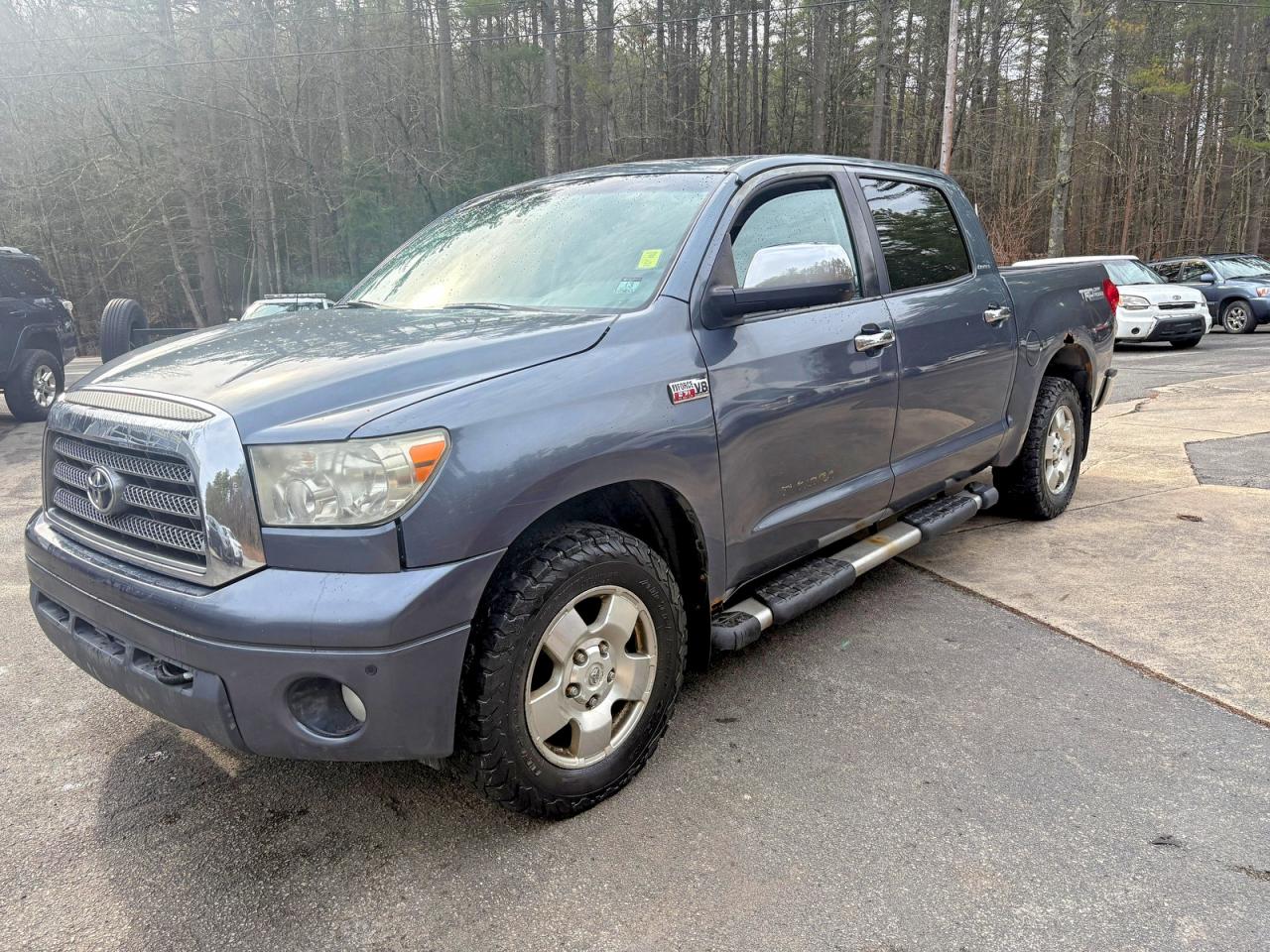 2008 Toyota Tundra Crewmax Limited Синий vin: 5TBDV58108S501145