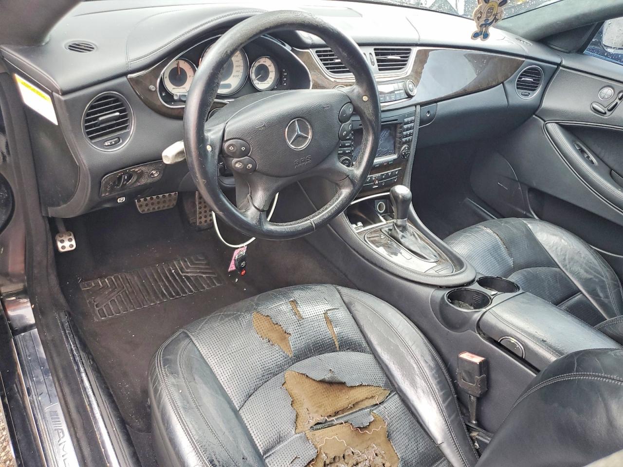 2006 Mercedes-benz Cls 55 Amg Black vin: WDDDJ76X76A036109