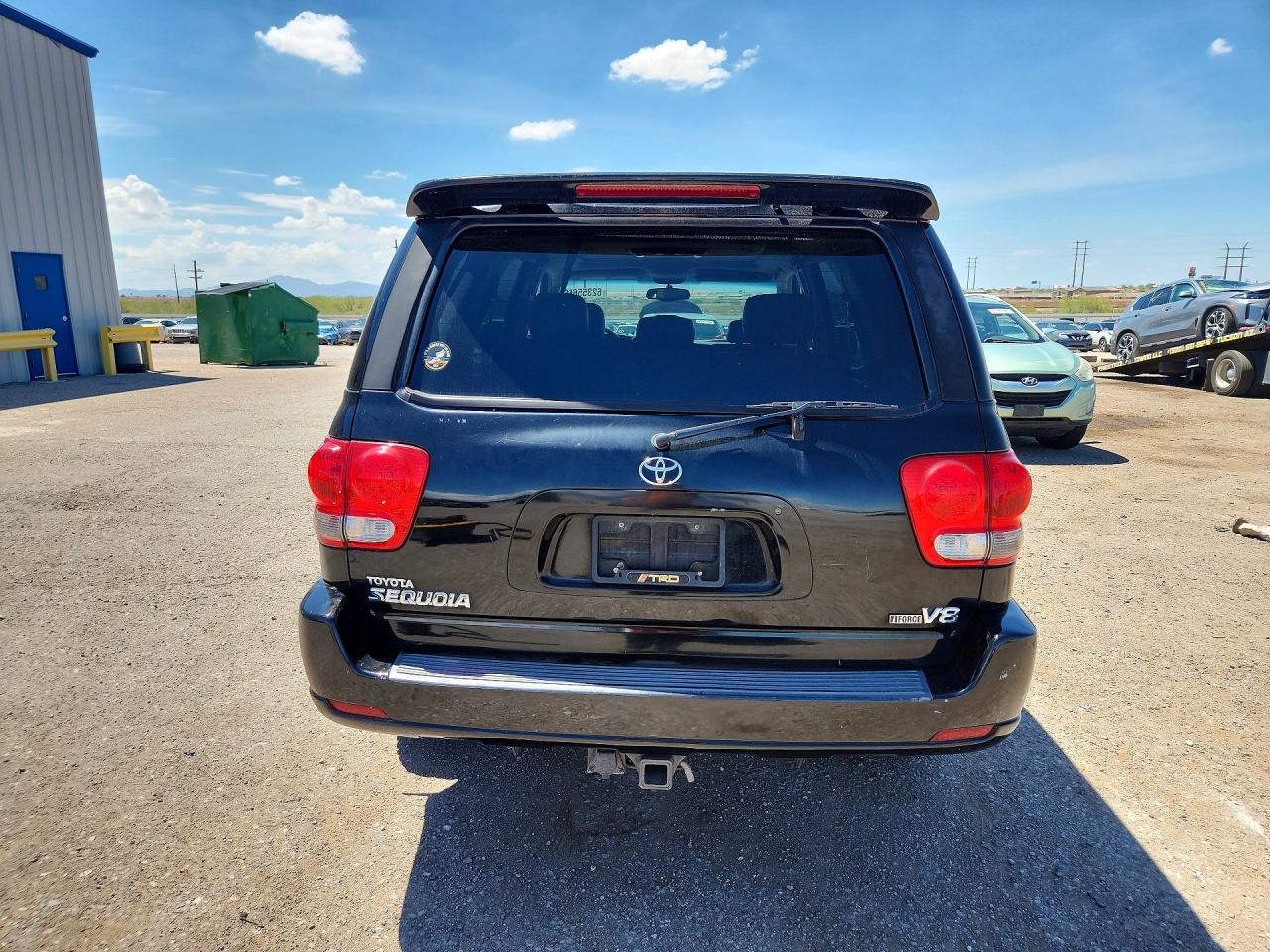 2005 Toyota Sequoia Limited Черный vin: 5TDZT38A55S243613