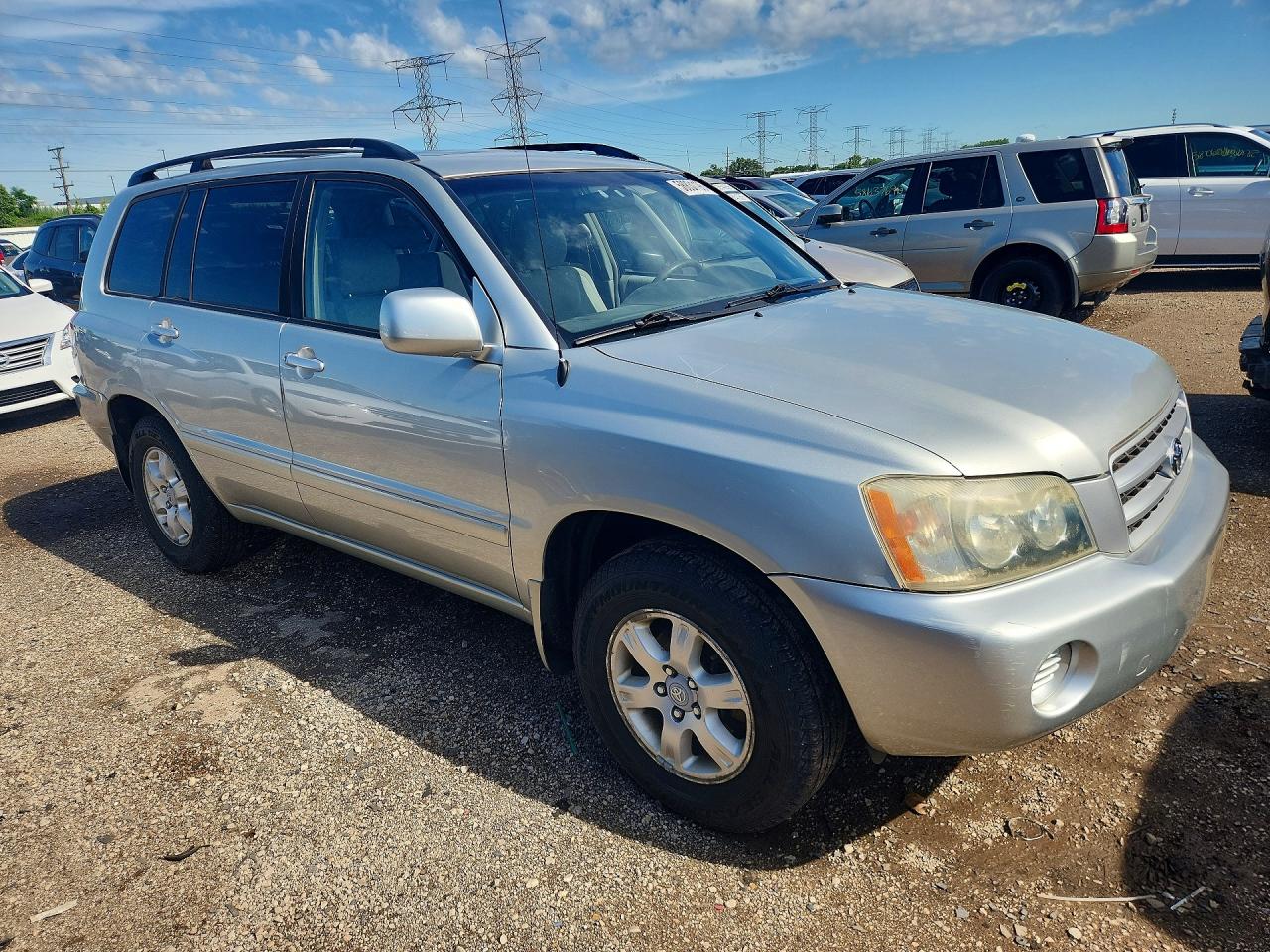 2003 Toyota Highlander Limited Silver vin: JTEGF21A130112144