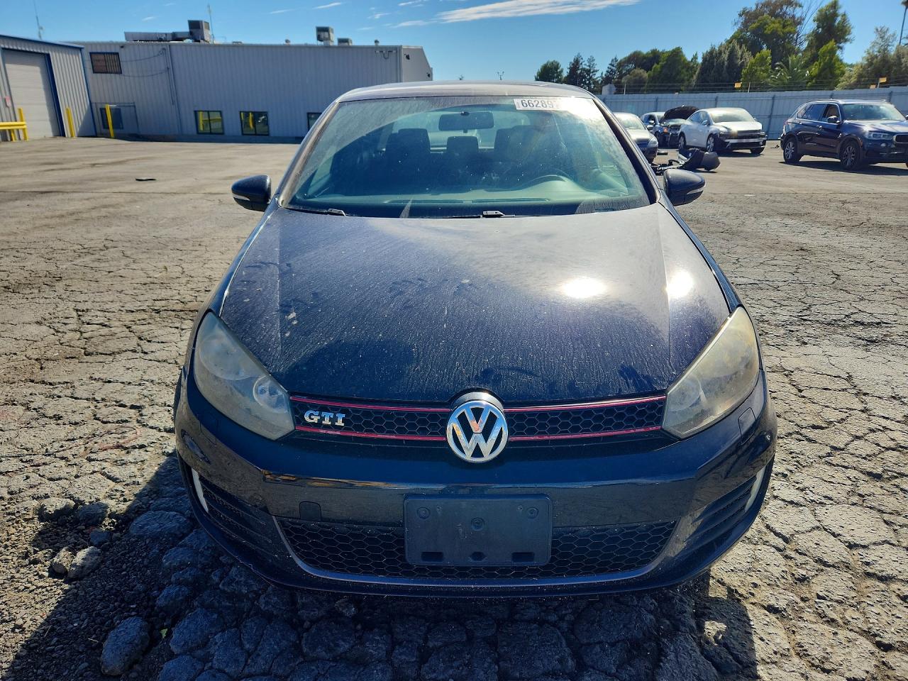 2011 Volkswagen Gti Black vin: WVWEV7AJ1BW123300