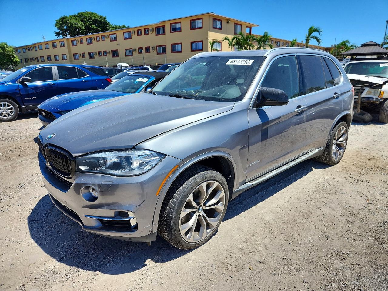 2014 Bmw X5 Xdrive35i Gray vin: 5UXKR0C54E0H21436