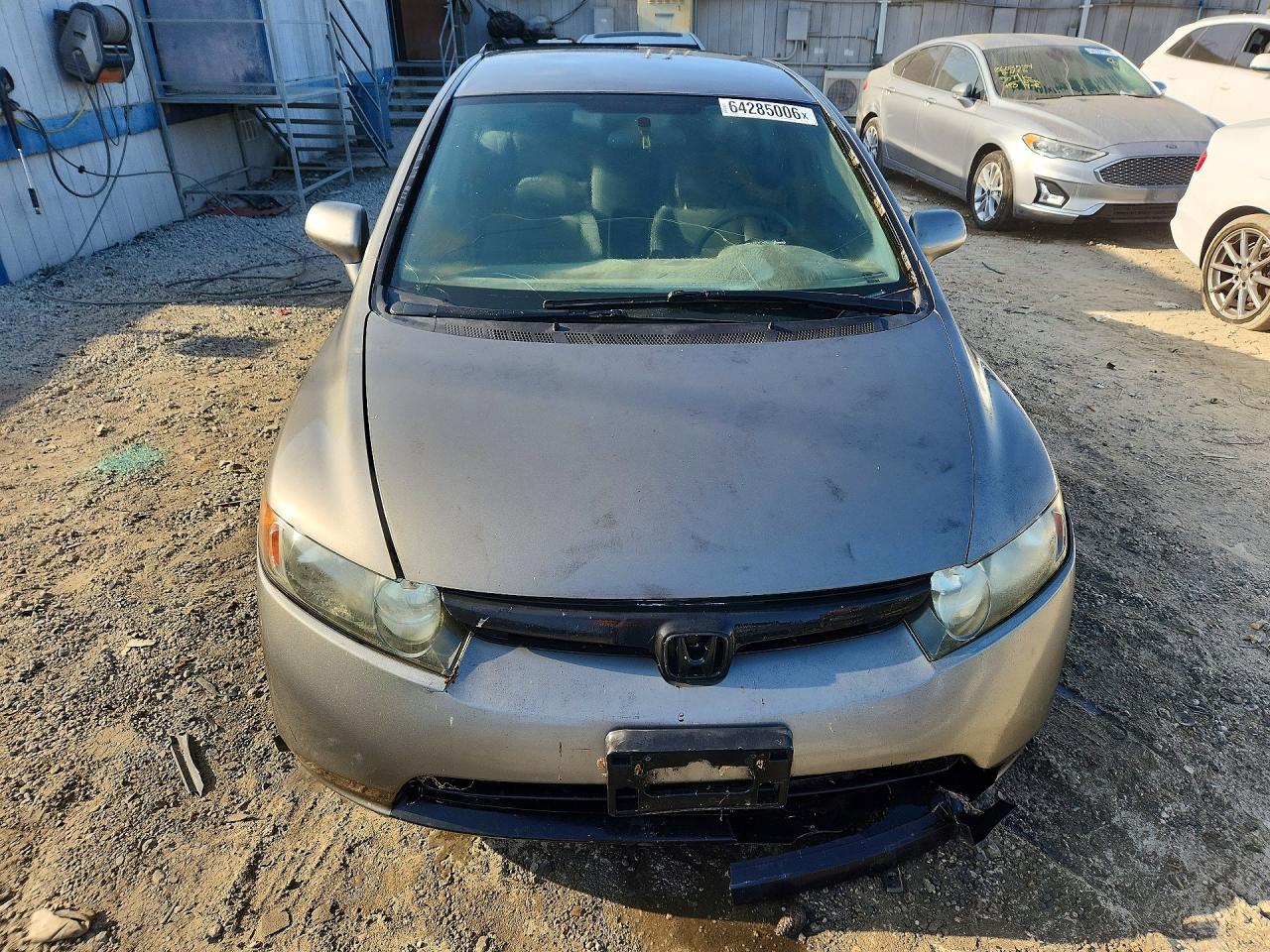 2006 Honda Civic Lx Gray vin: 1HGFA16556L141946