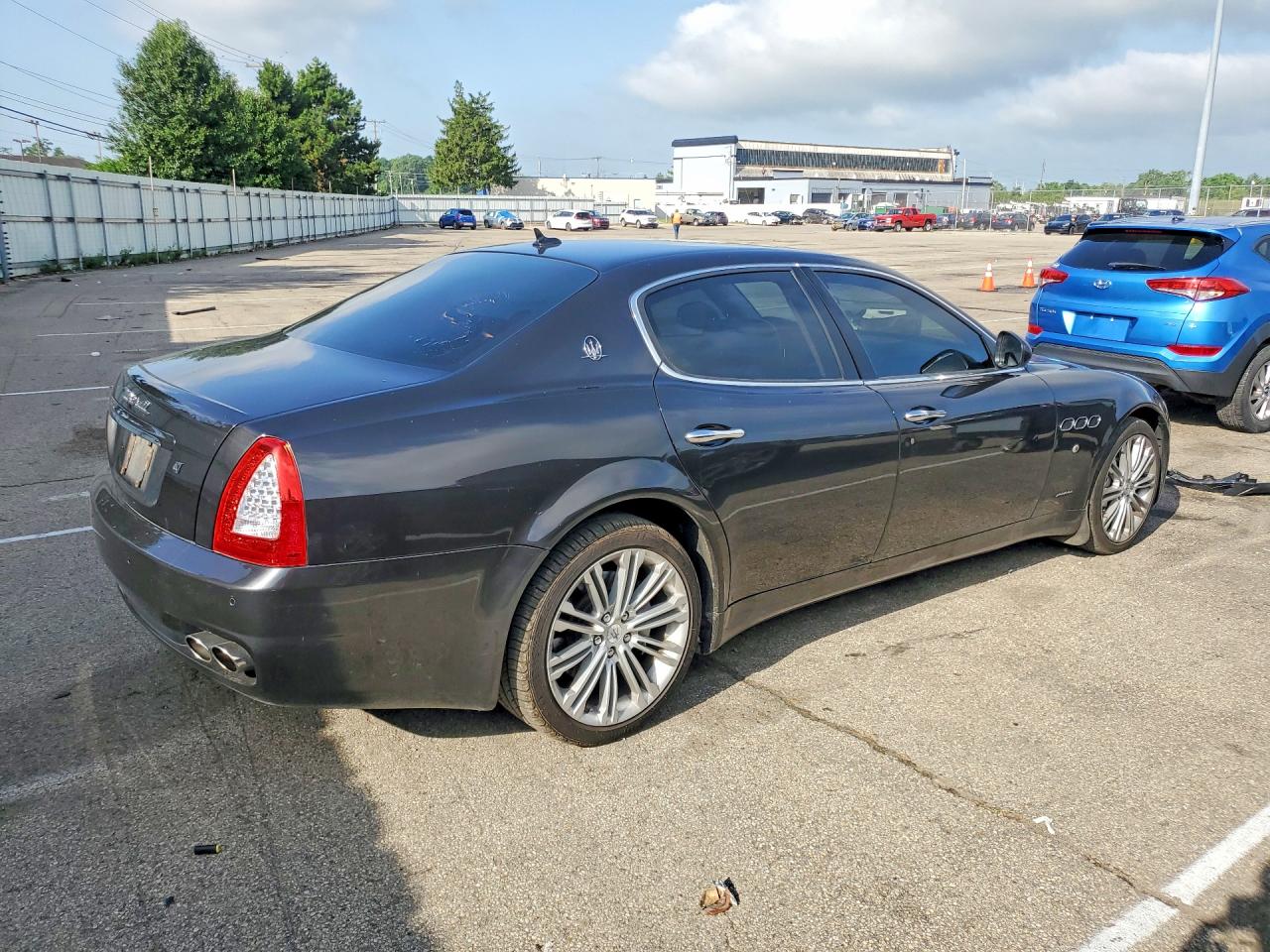 2011 Maserati Quattroporte S Gray vin: ZAM39JKA3B0058116