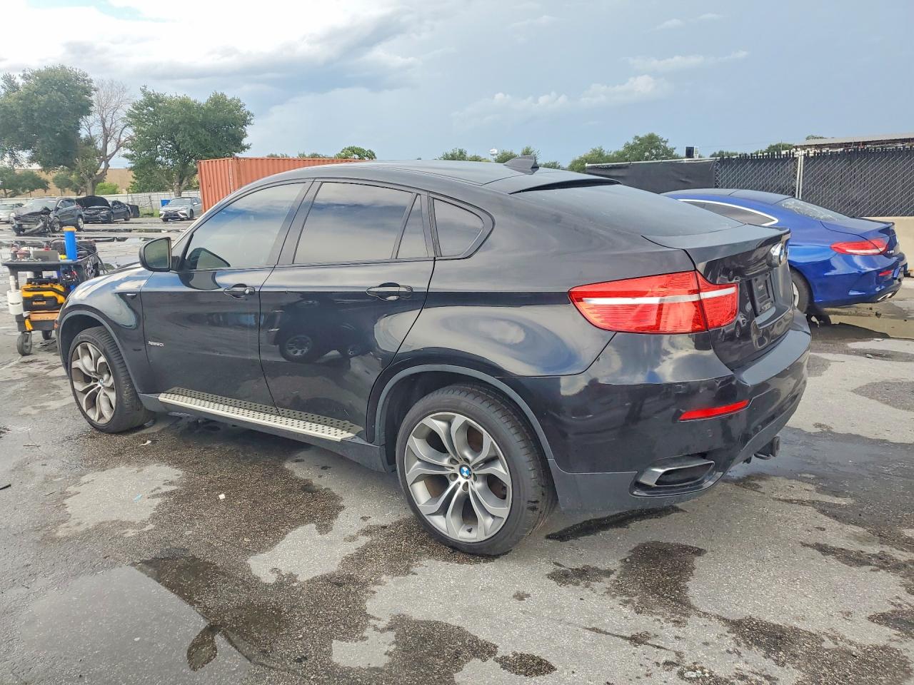 2012 Bmw X6 Xdrive50i Black vin: 5UXFG8C58CL590834