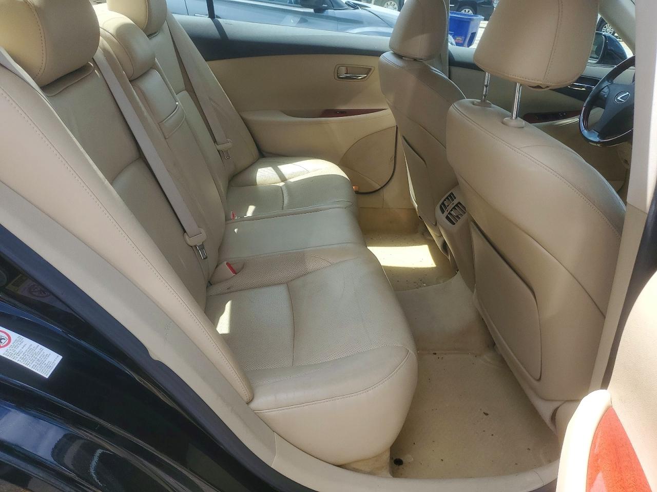 2009 Lexus Es 350 Black vin: JTHBJ46G192332403