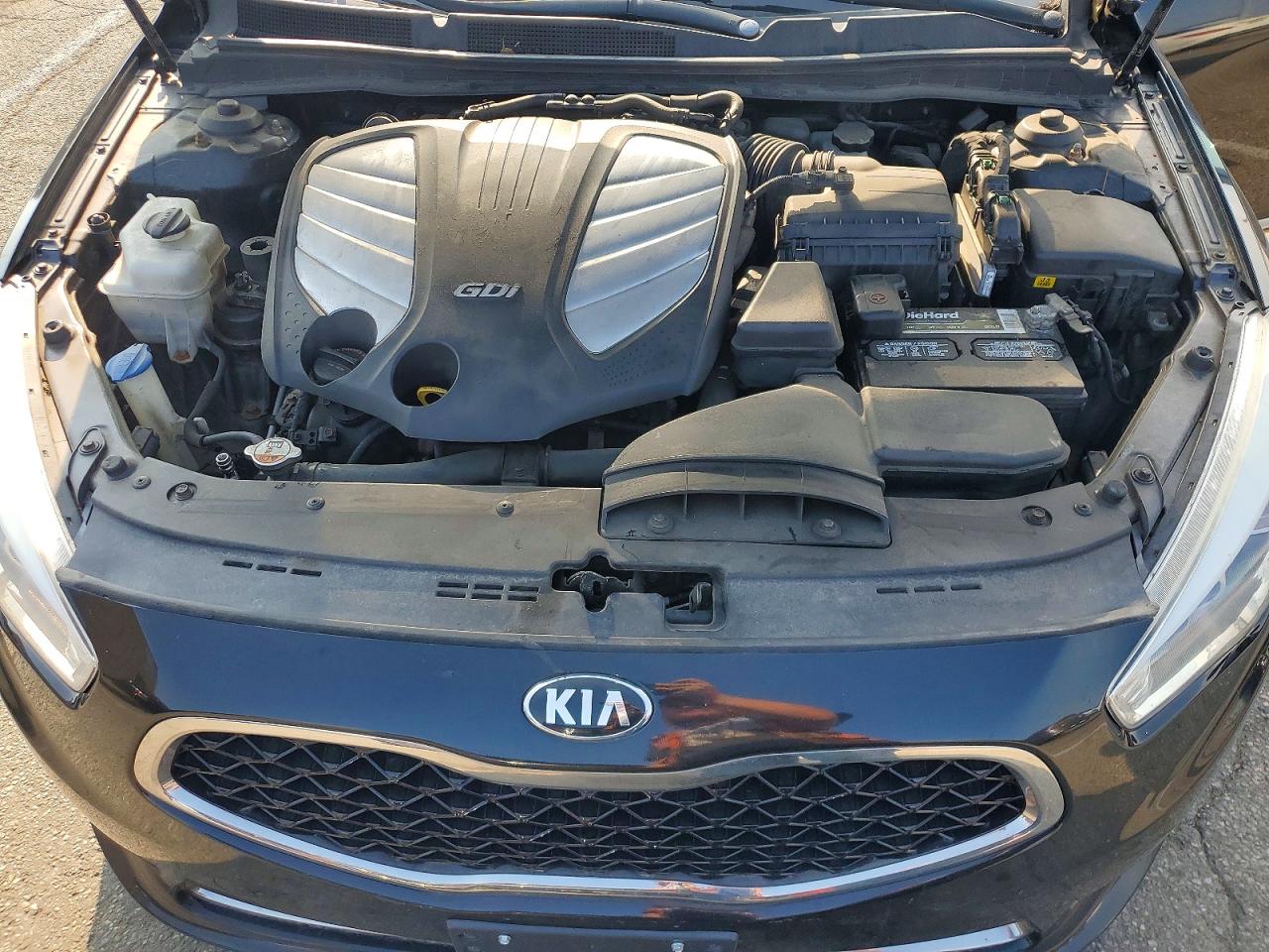 2014 Kia Cadenza Premium Black vin: KNALN4D70E5137931