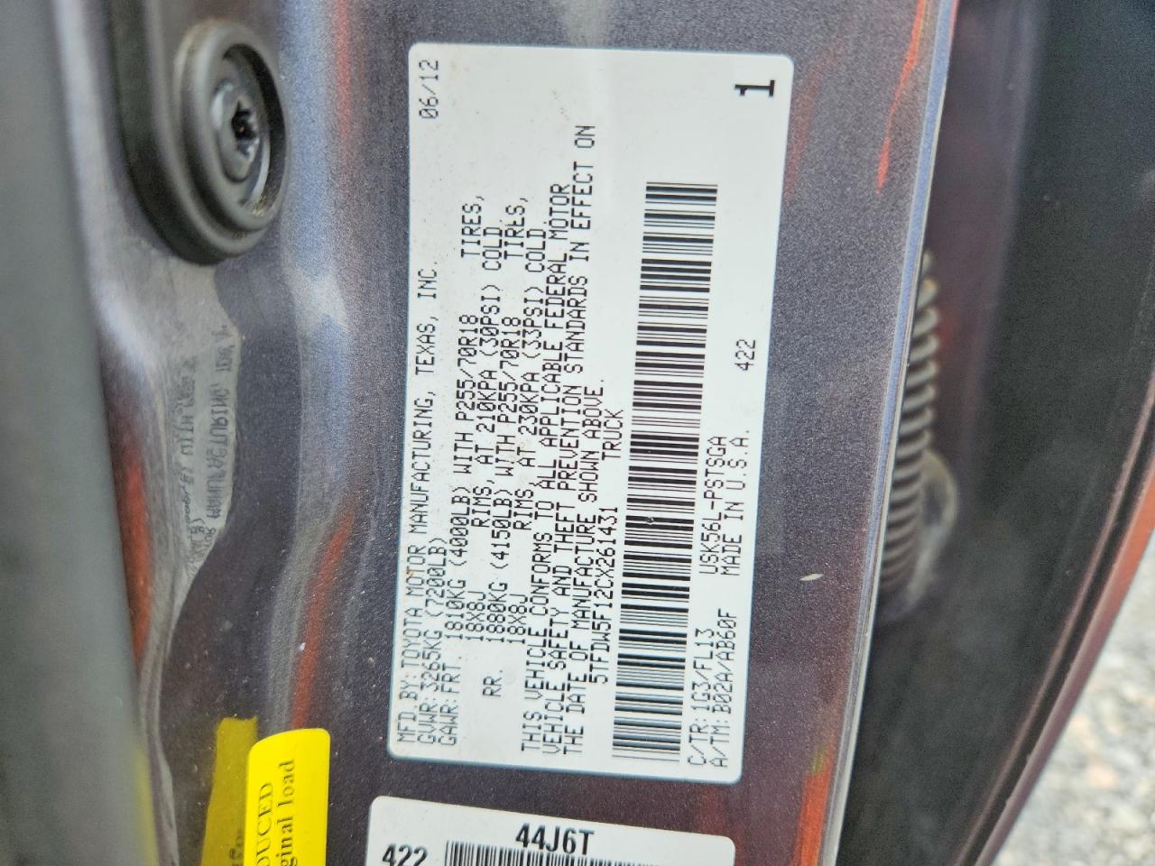 2012 Toyota Tundra Crewmax Sr5 Gray vin: 5TFDW5F12CX261431