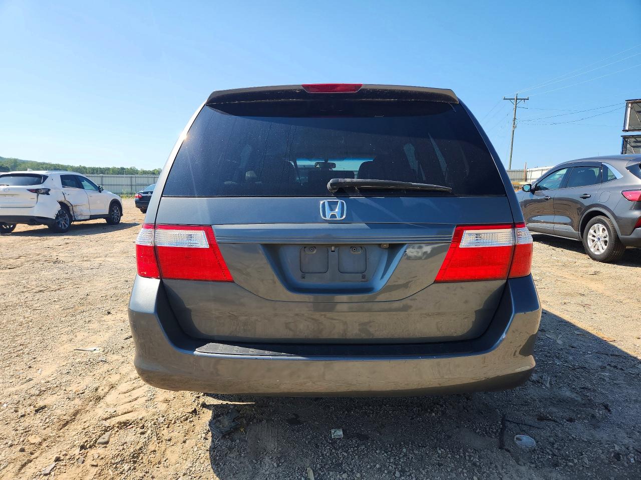 2007 Honda Odyssey Exl Gray vin: 5FNRL38797B120201