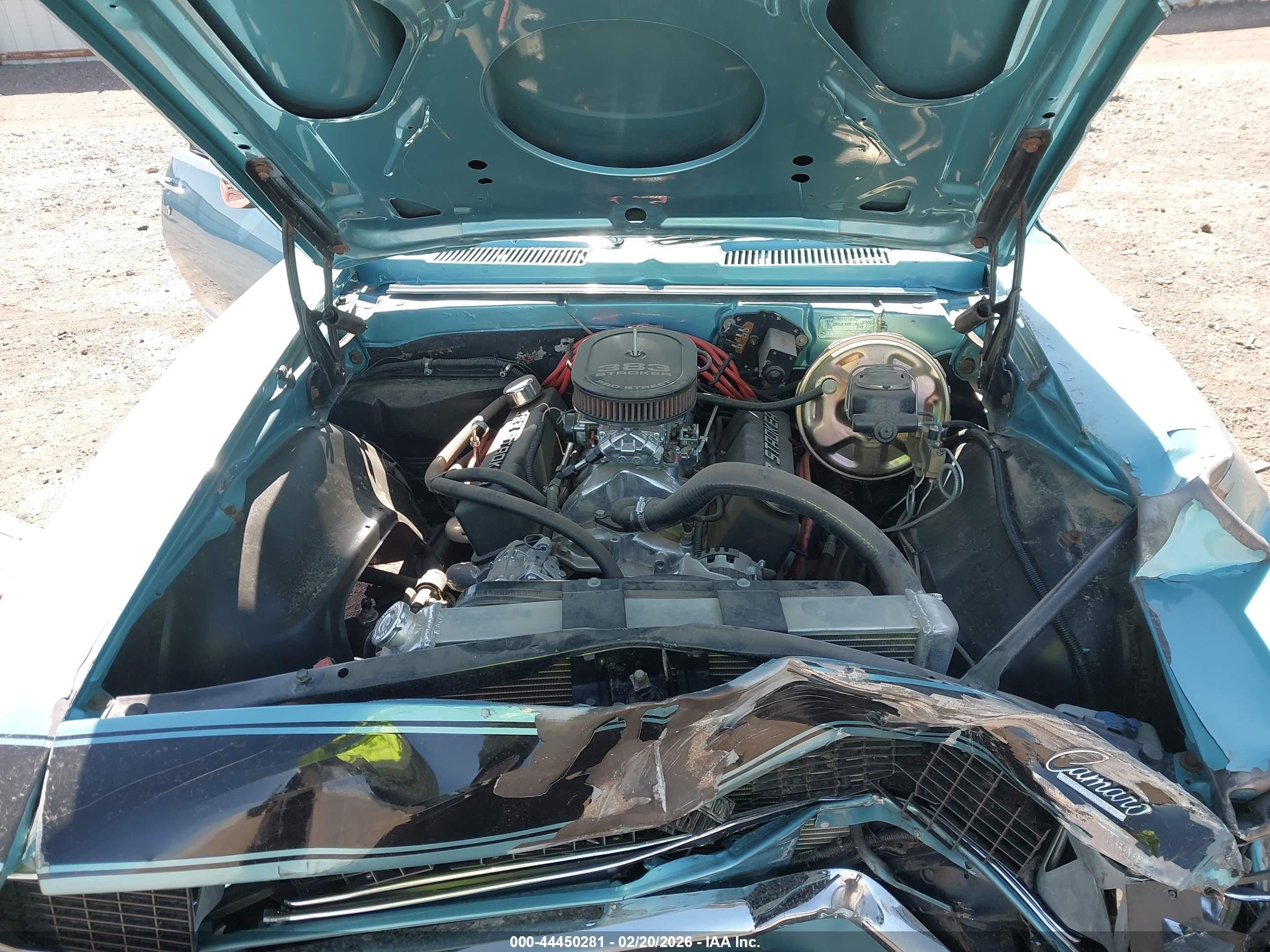 1968 Chevrolet Camaro   Синий vin: 124378L307433    