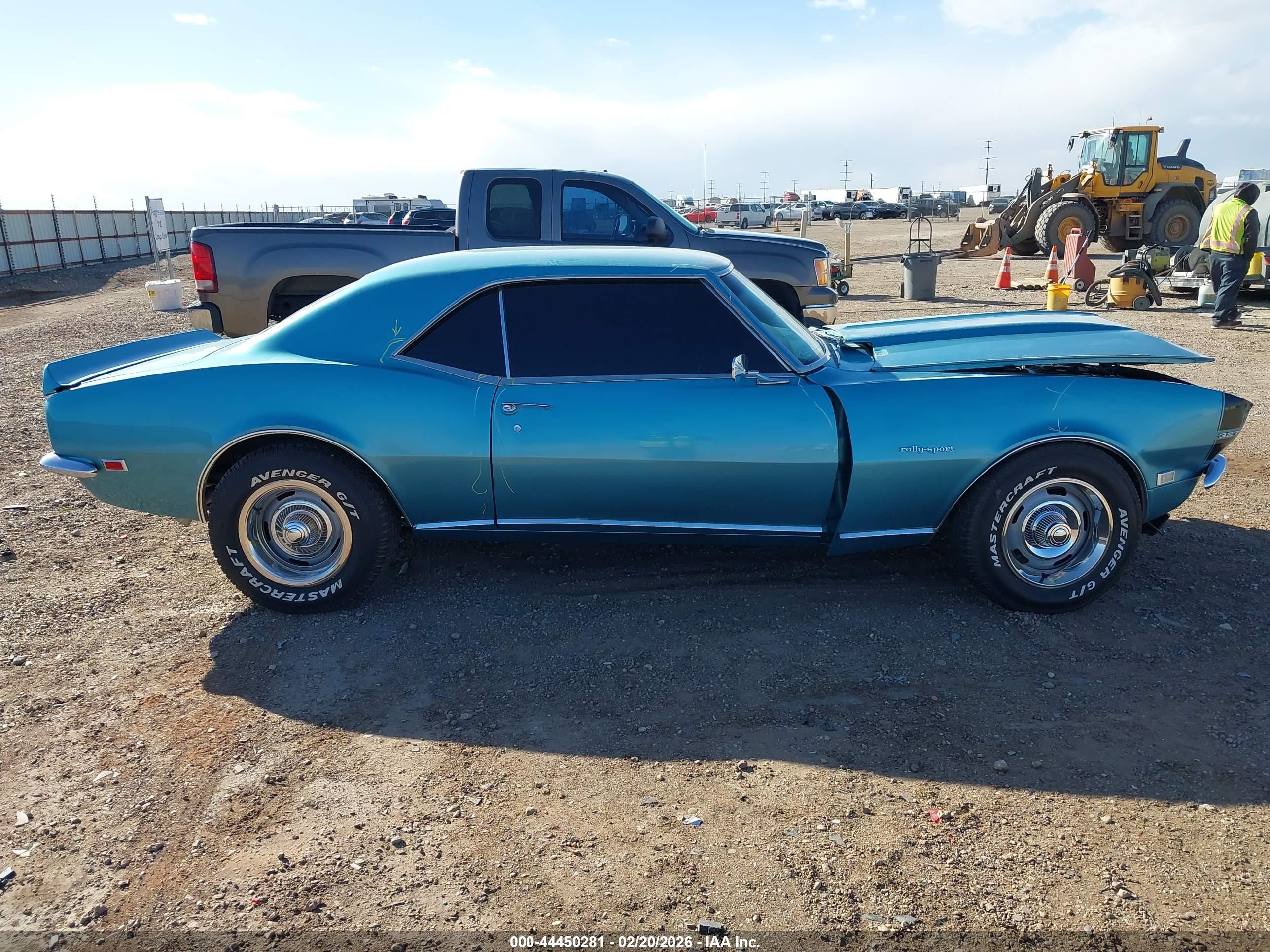 1968 Chevrolet Camaro   Синий vin: 124378L307433    