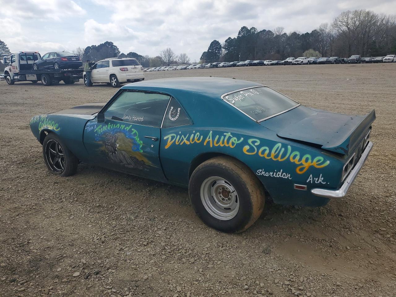 1968 Chevrolet Camaro Green vin: 124378N424992