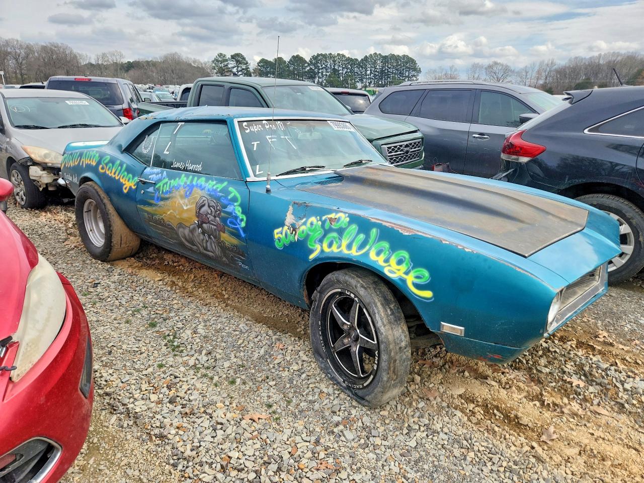 1968 Chevrolet Camaro Green vin: 124378N424992
