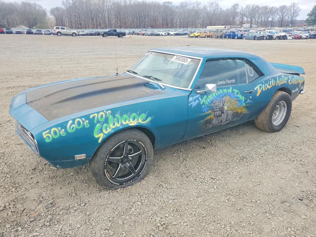 1968 Chevrolet Camaro Green vin: 124378N424992