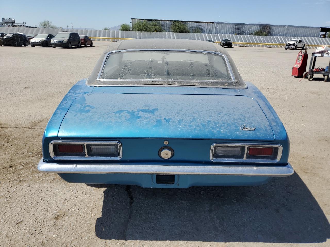 1968 Chevrolet Camaro Blue vin: 124378N474919