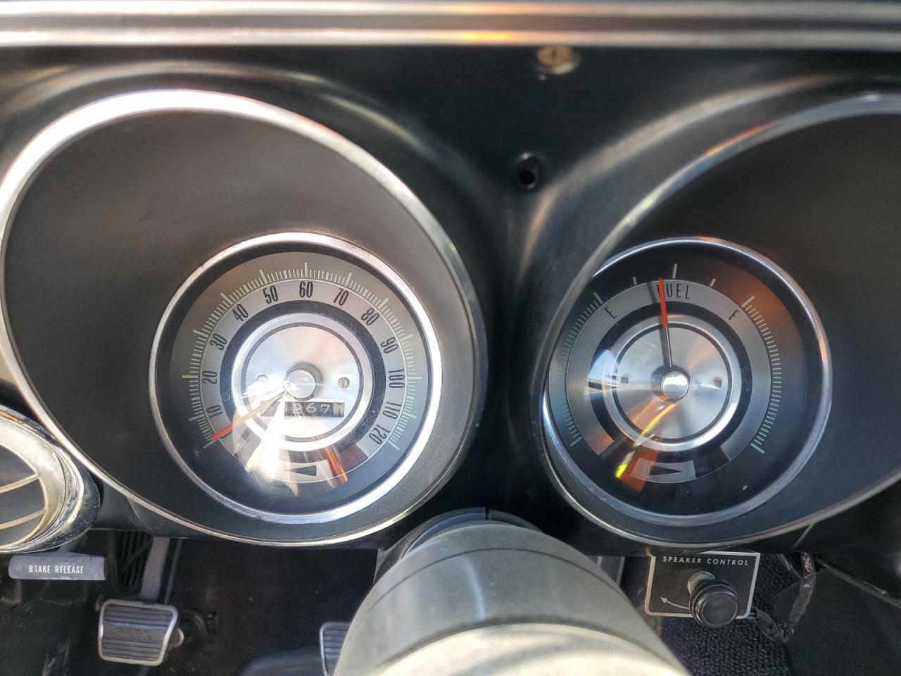 1968 Chevrolet Camaro Blue vin: 124378N474919