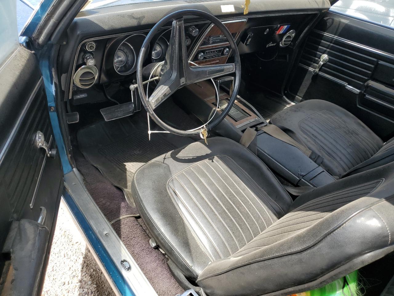 1968 Chevrolet Camaro Blue vin: 124378N474919
