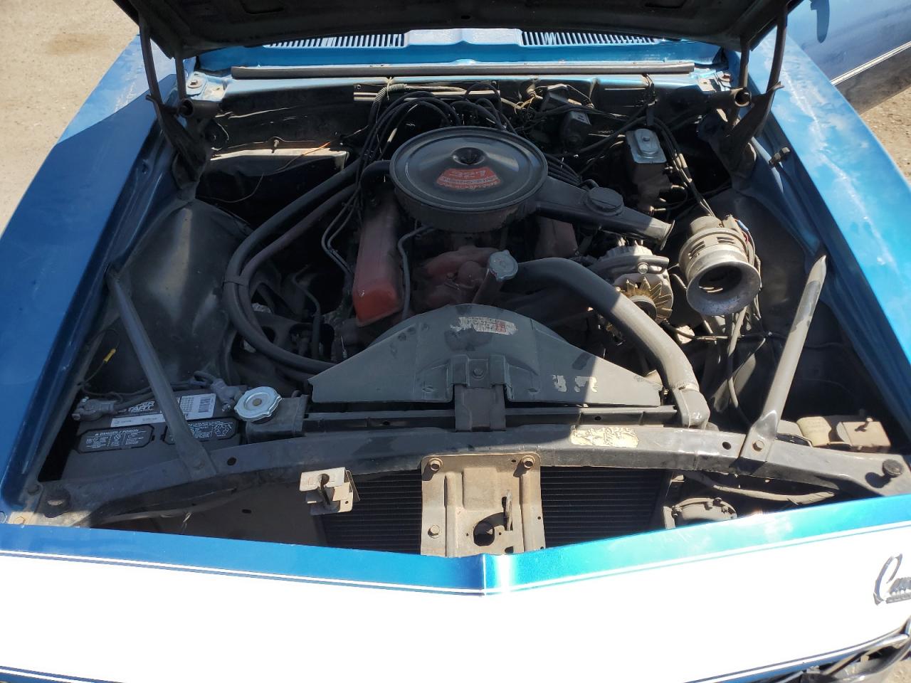1968 Chevrolet Camaro Blue vin: 124378N474919