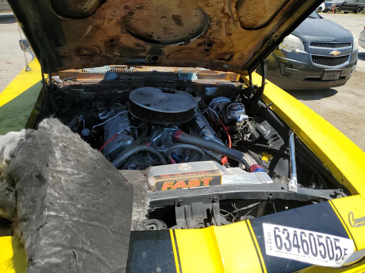 1969 Chev Camaro Yellow vin: 124379N574289