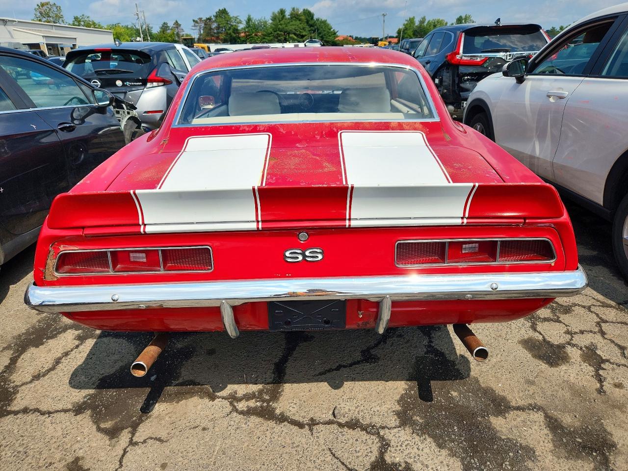 1969 Chevrolet Camaro Red vin: 124379N690790
