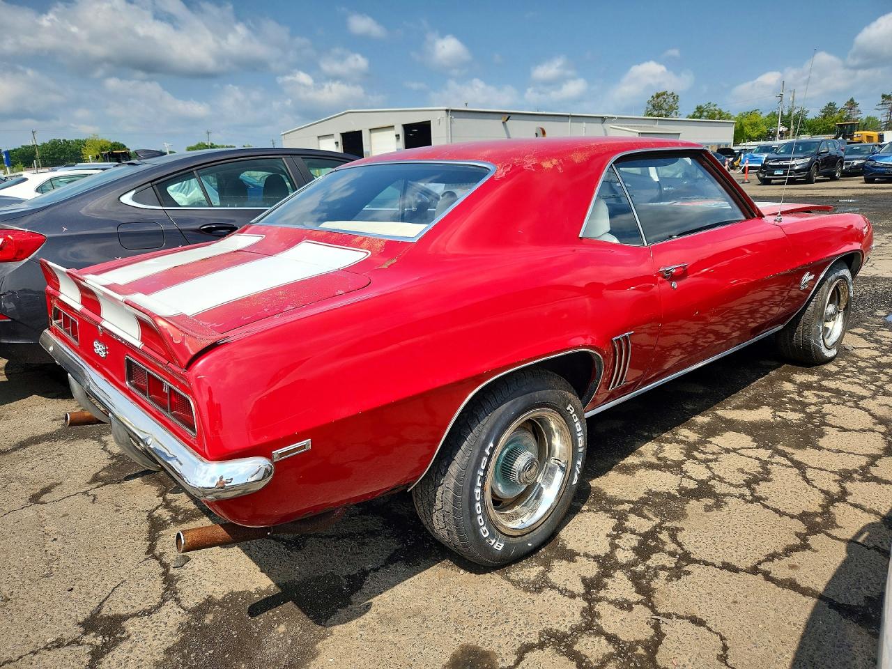 1969 Chevrolet Camaro Red vin: 124379N690790