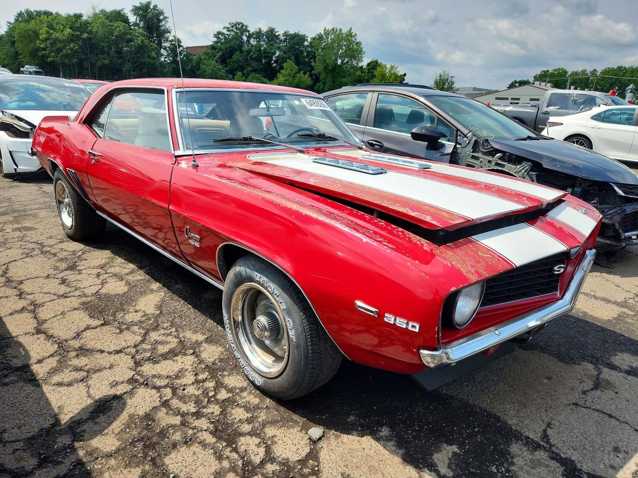 1969 Chevrolet Camaro Red vin: 124379N690790